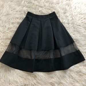 Black A-Line Skirt from Express NWOT